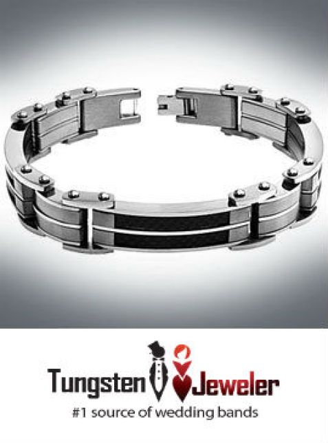 titanium bracelet - tungstenjeweler