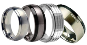 titanium bracelet & titanium rings